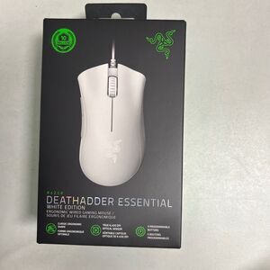 RAZER Deathadder Essential Wired Gaming Mouse 6400 DPI 5 Buttons White New